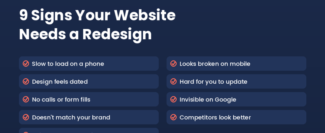 9 Signs Your Small Business Website Needs a Redesign